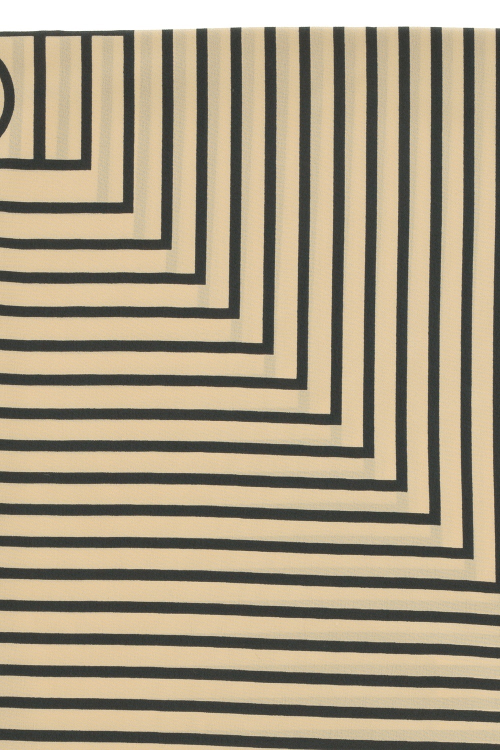 Totême Stripe Printed Silk Scarf In Brown