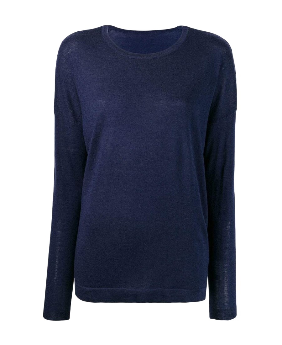 Sottomettimi Long-sleeve Fitted Sweater In Black