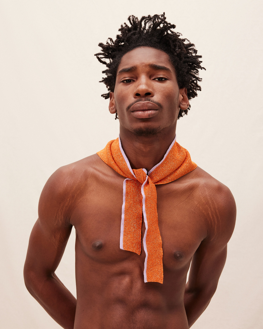 JACQUEMUS LE FOULARD BRILHO SCARF