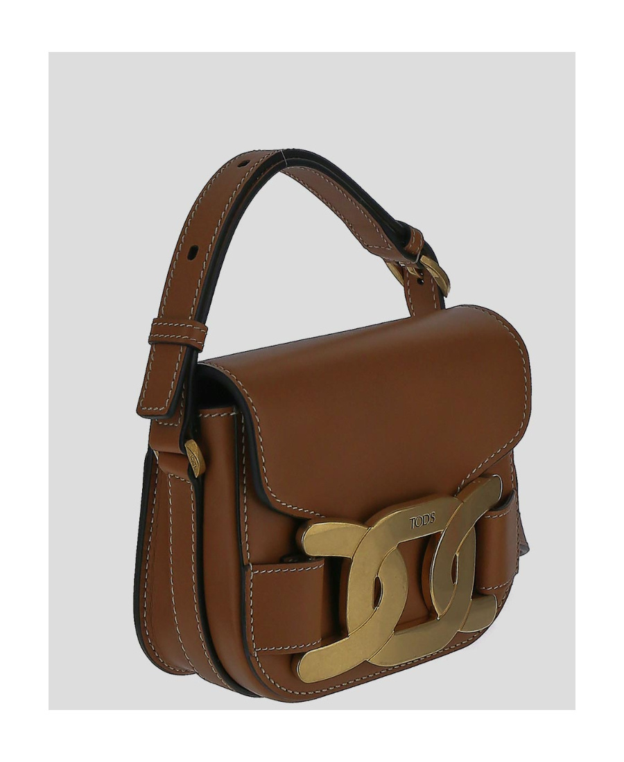 TOD'S MAXI-CHAIN MINI CROSSBODY BAG 