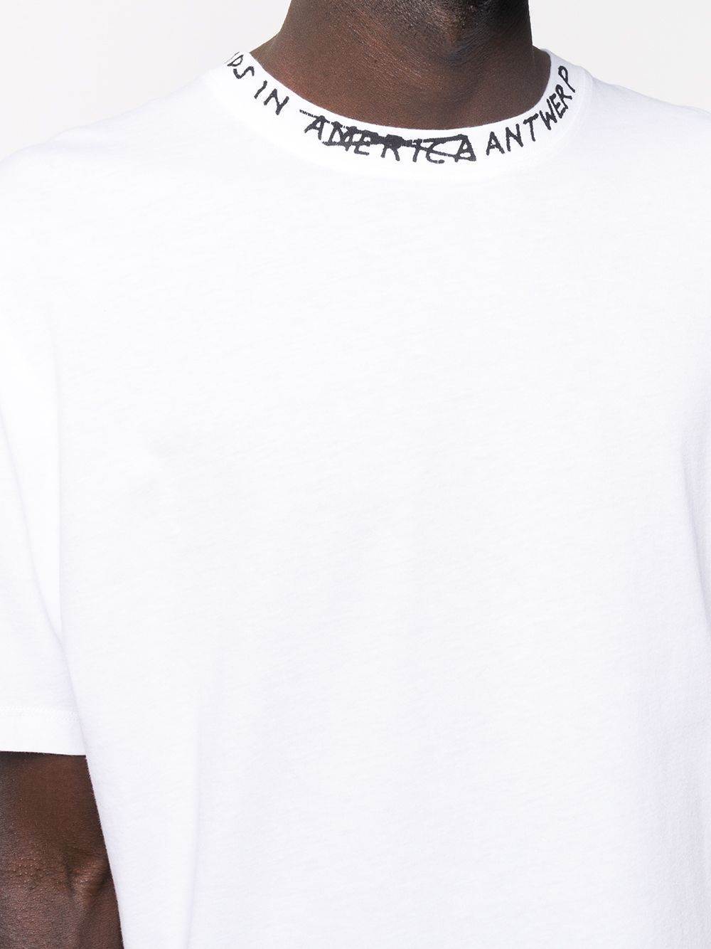 Raf Simons Kids In America Oversized T-shirt In White