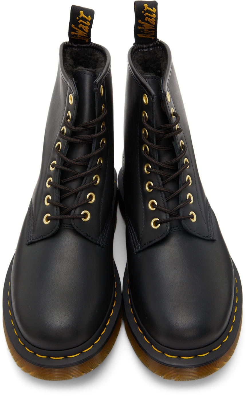 Dr. Martens 1460 Smooth Leather Boots In Black