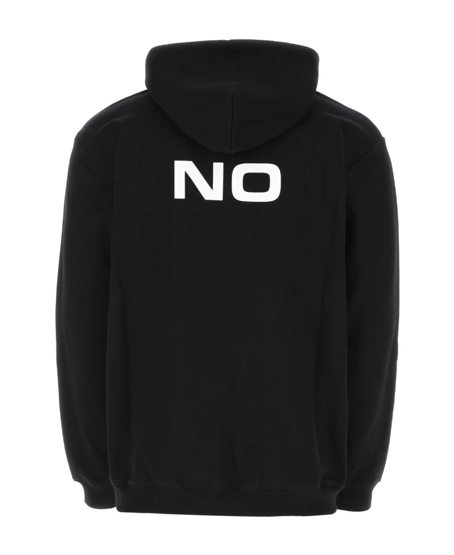 VTMNTS VTMNTS YES NO PRINTED DRAWSTRING HOODIE