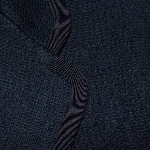 Gucci Textured Gg Jersey Jacket In Blue