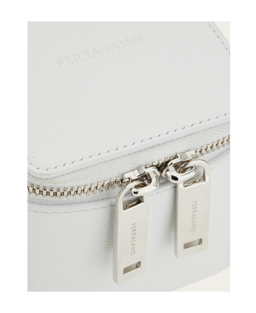 Ferragamo Woman Handbag White Size - Calfskin In White