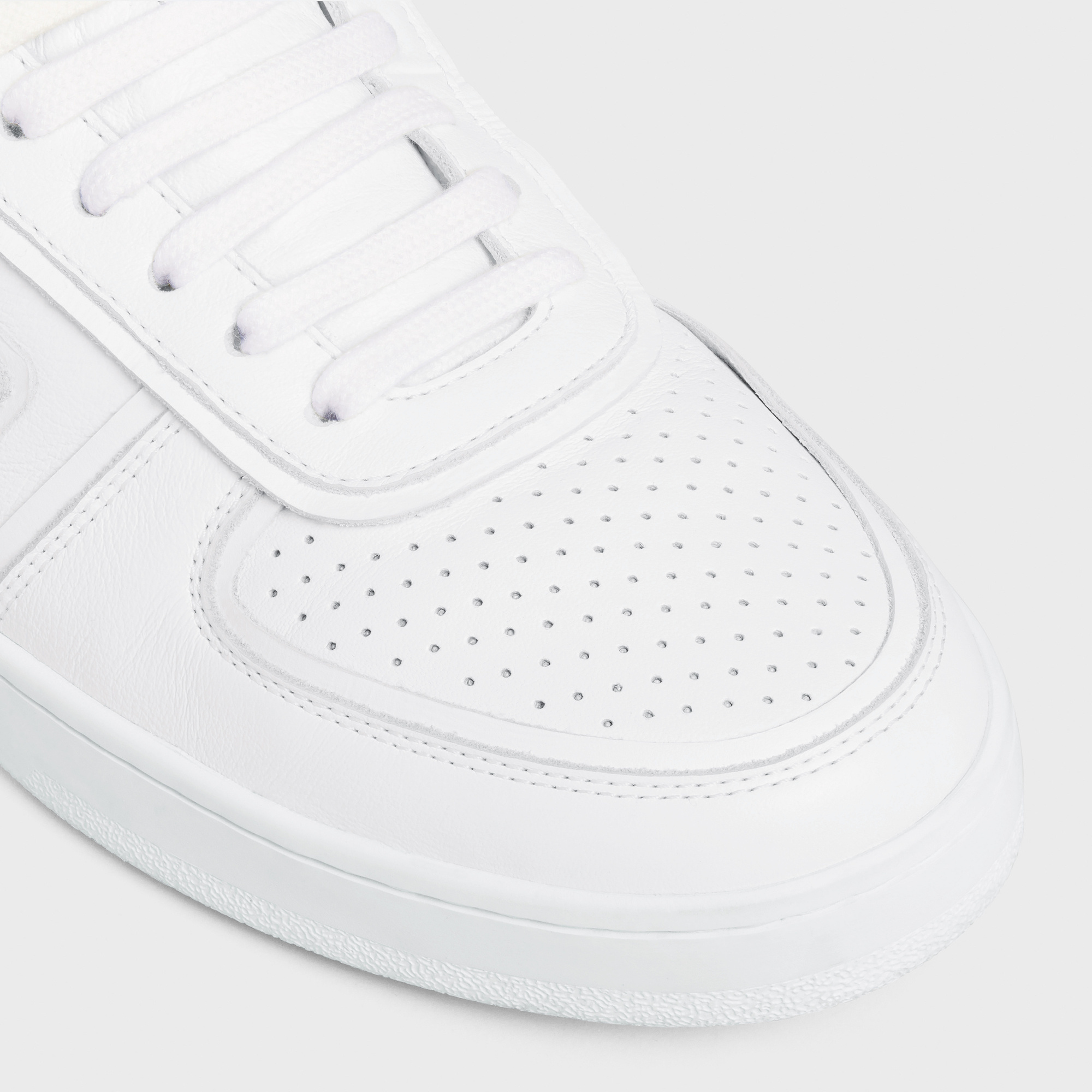 Celine Z High-top Leather Trainers In White