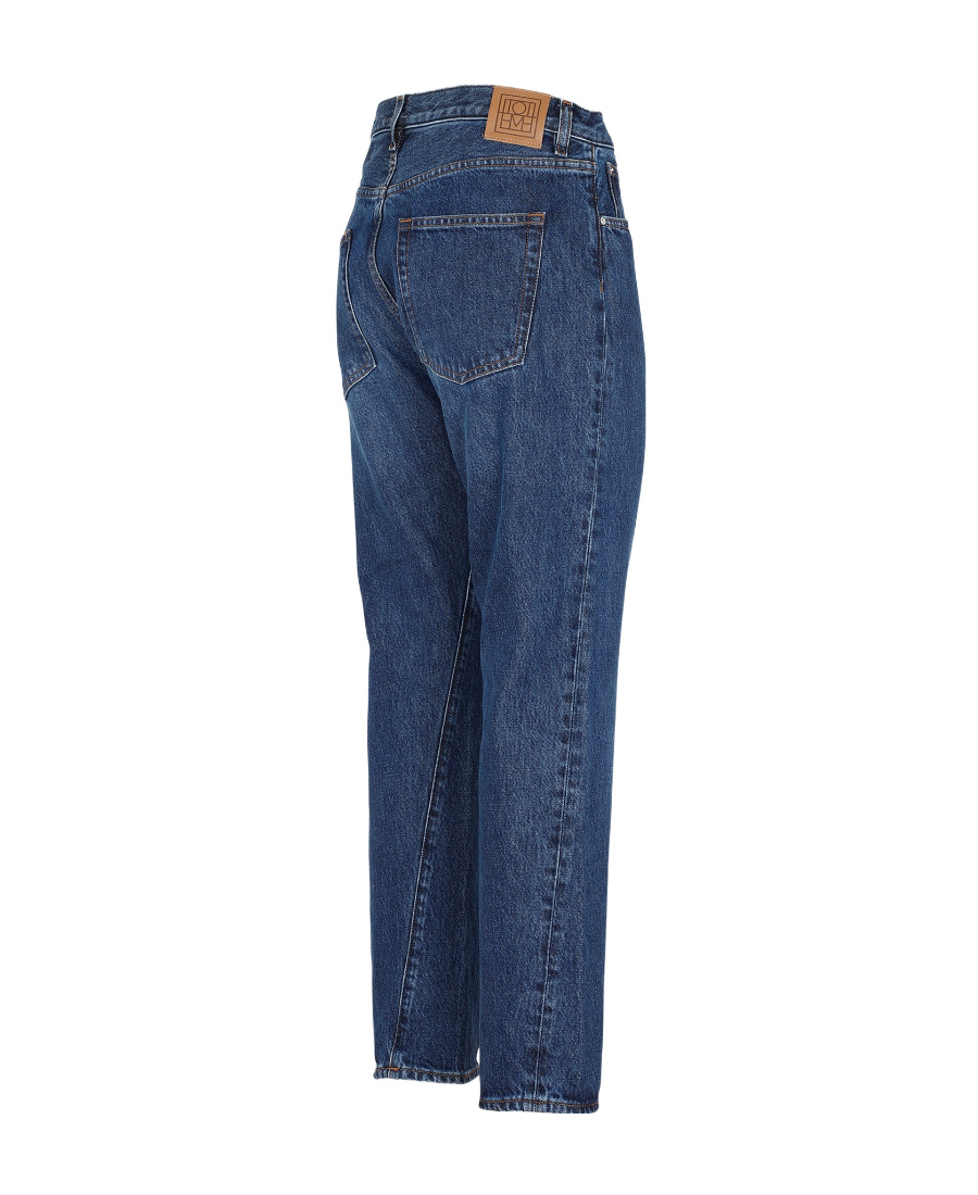 TOTÊME STRAIGHT-LEG CROPPED JEANS
