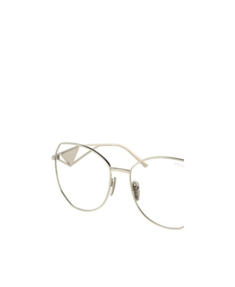 Prada Eyewear Round Frame Sunglasses In Yellow