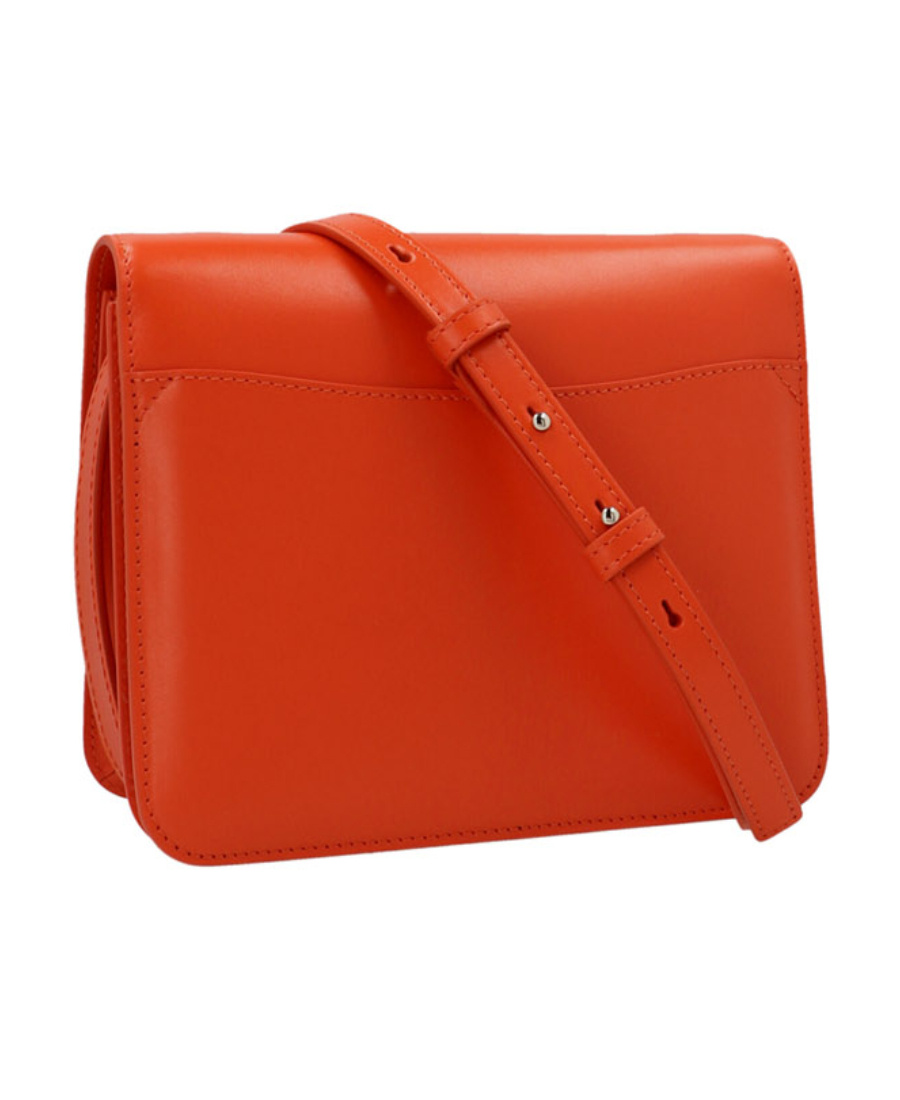Chloé Kattie Leather Crossbody Bag In Red