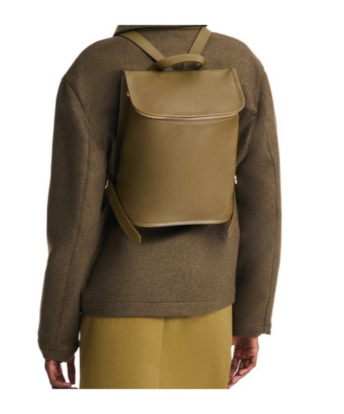 Longchamp Le Foulonné M Leather Backpack