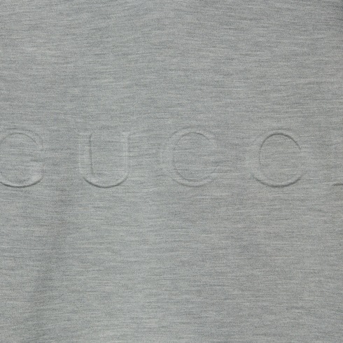Gucci Extra Fine Knit Hooded Sweater In Gray