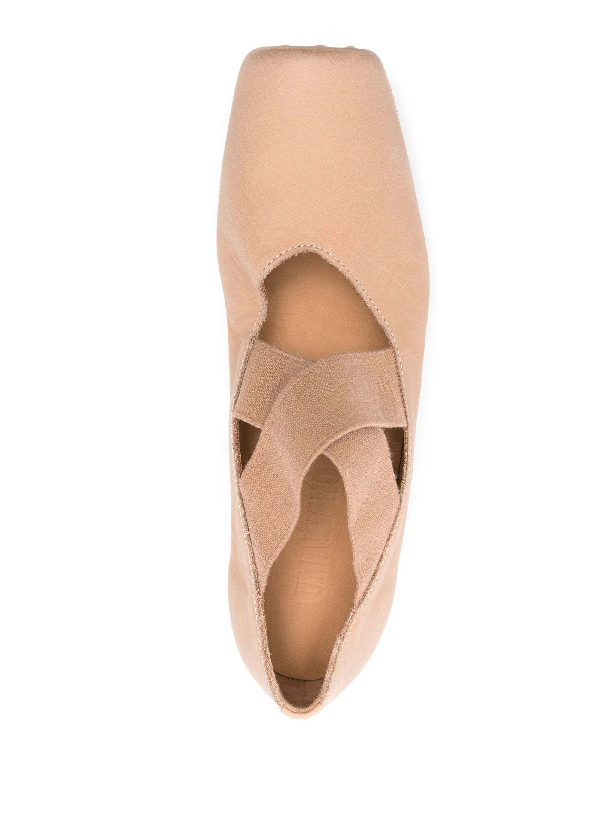 Uma Wang Woman Beige Flats In Nude