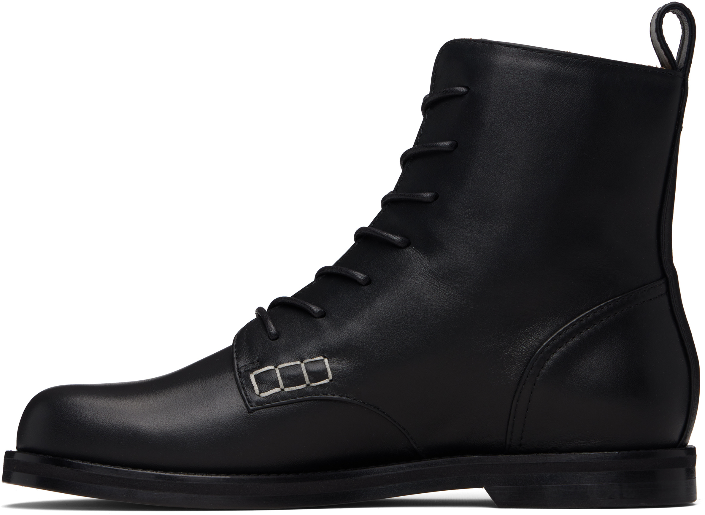 Jw Anderson Lace-up Ankle Boots In Black