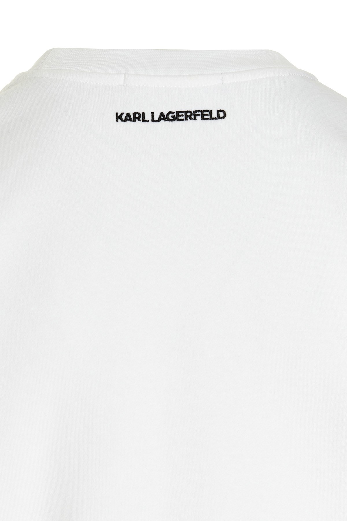 Karl Lagerfeld 'ikonik 2.0 Choupette' Sweatshirt In White