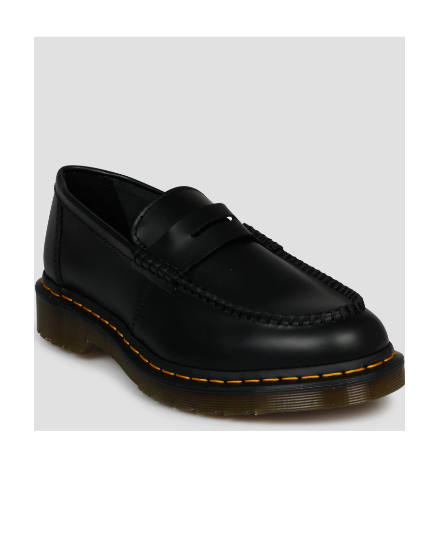 Dr. Martens' Penton Leather Loafers In Black