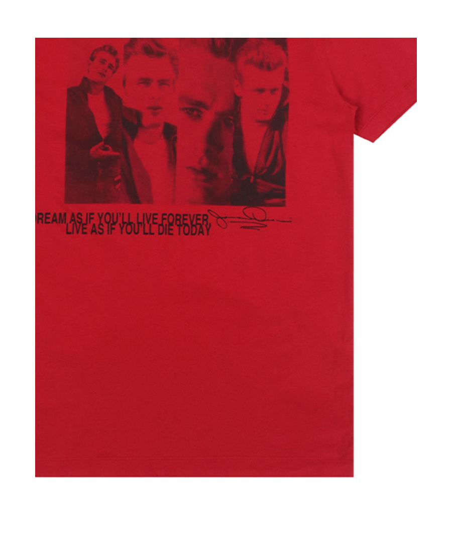 Dolce & Gabbana Printed T-shirt In Red