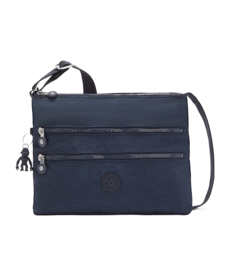 Kipling Logo Shoulder Bag In Black