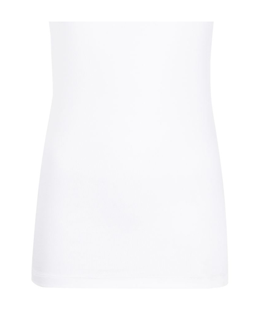 Brunello Cucinelli White Tank Top With Monile Detail In White