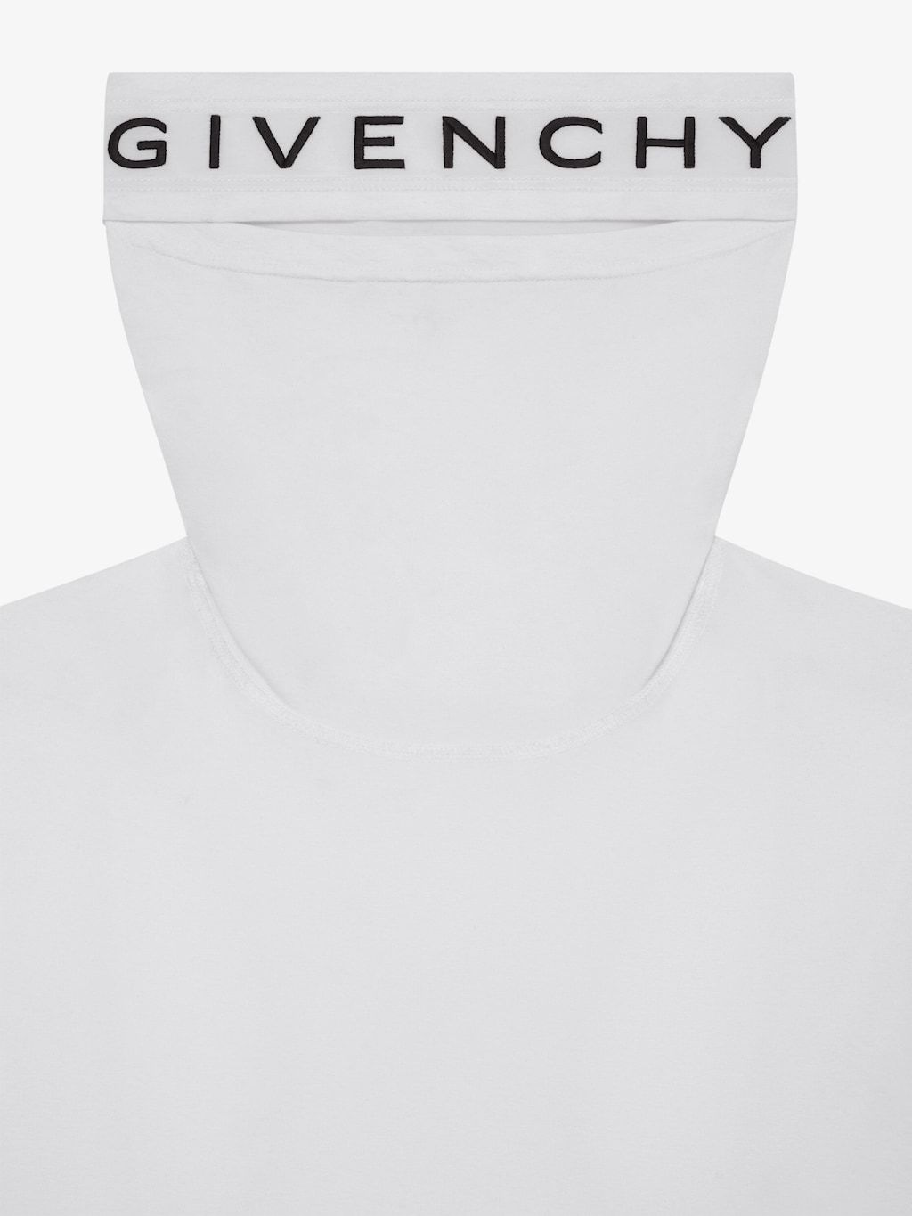 Givenchy Sleeveless Balaclava Top In White