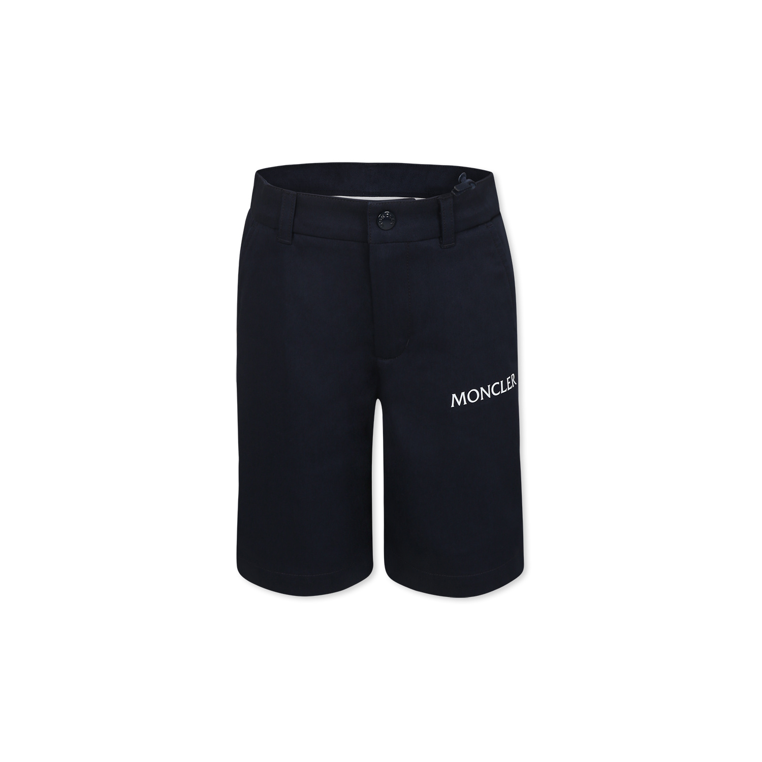 Moncler Belt-loop Shorts In Blue