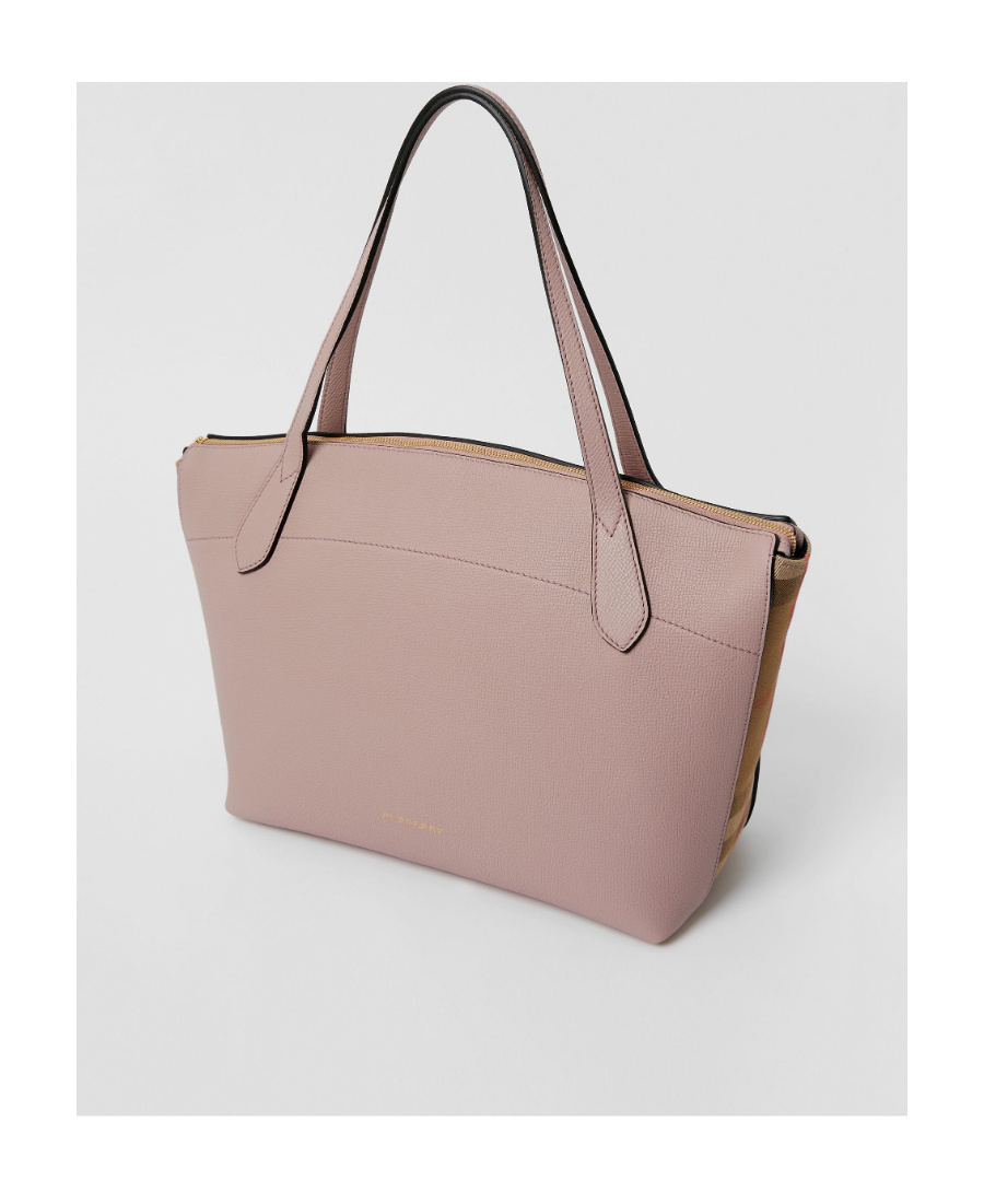 Burberry Logo Handbag In Nude