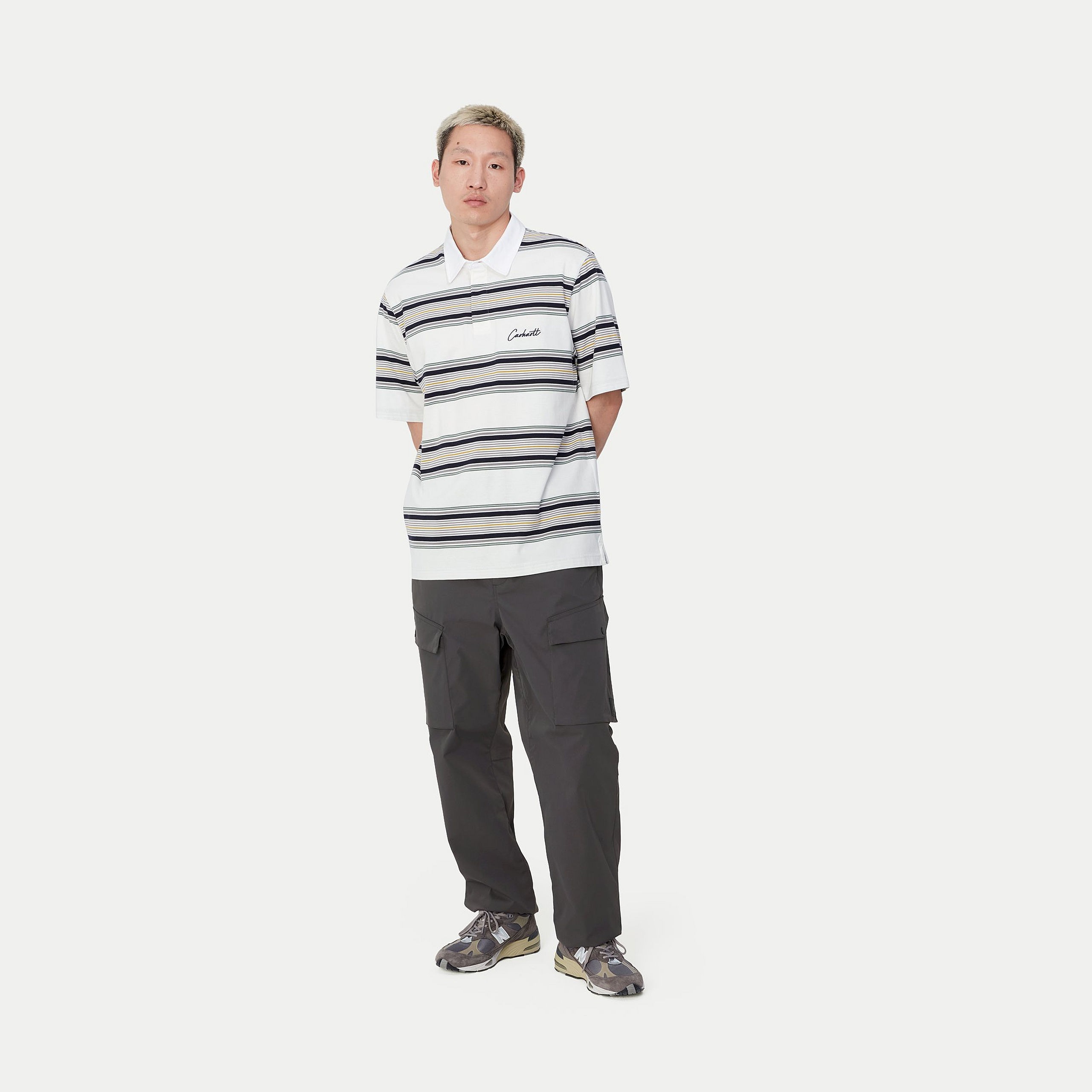 Carhartt Belt-loop Casual Pants In Black