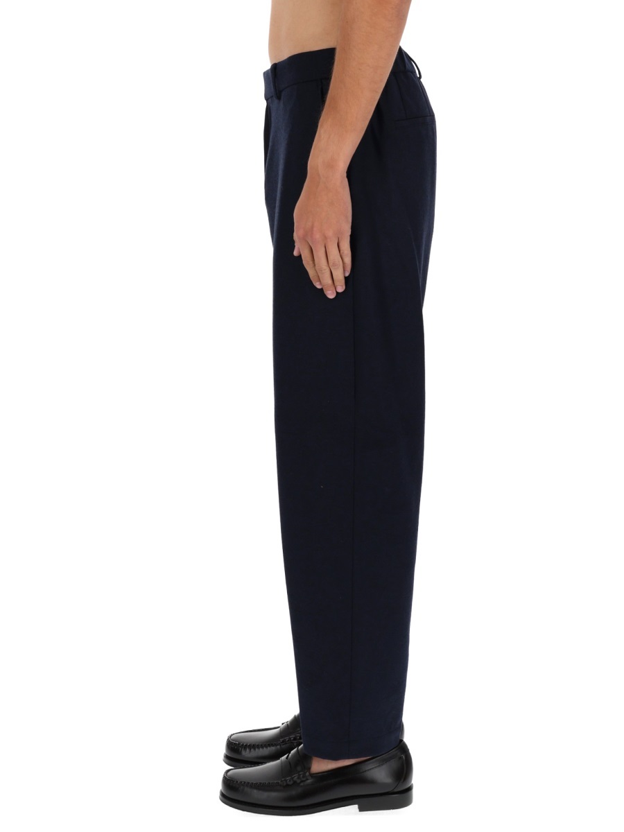 Hugo Boss Tailored Trousers With Side And Back Pockets In Black
