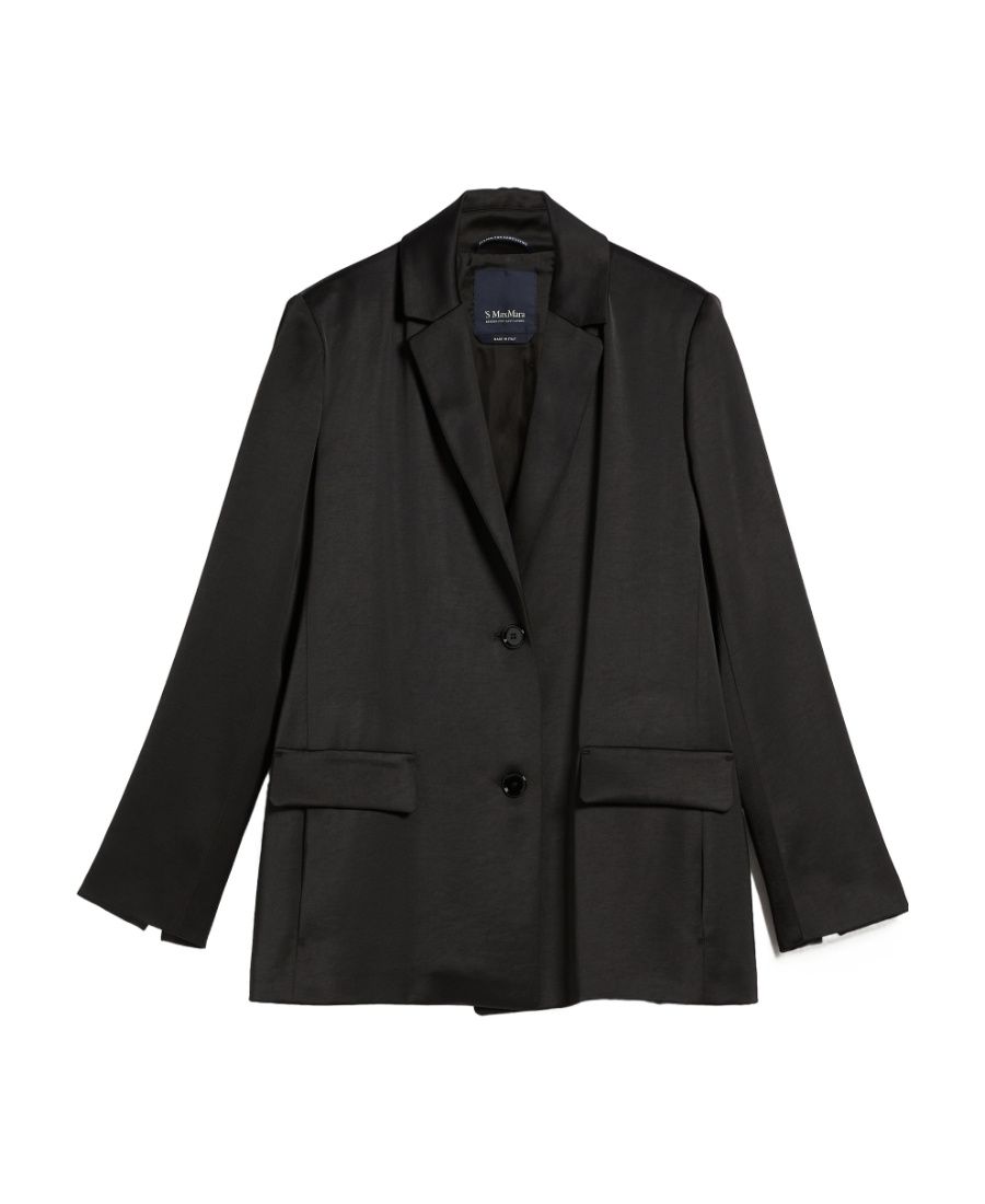 Max Mara Single-breasted Suit Jacket In Black
