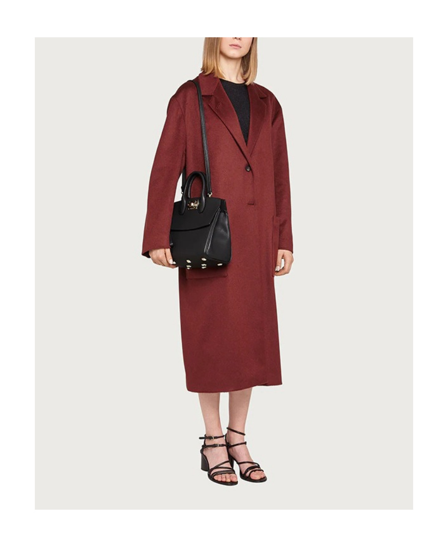 Ferragamo Medium Studio Box Bag In Black