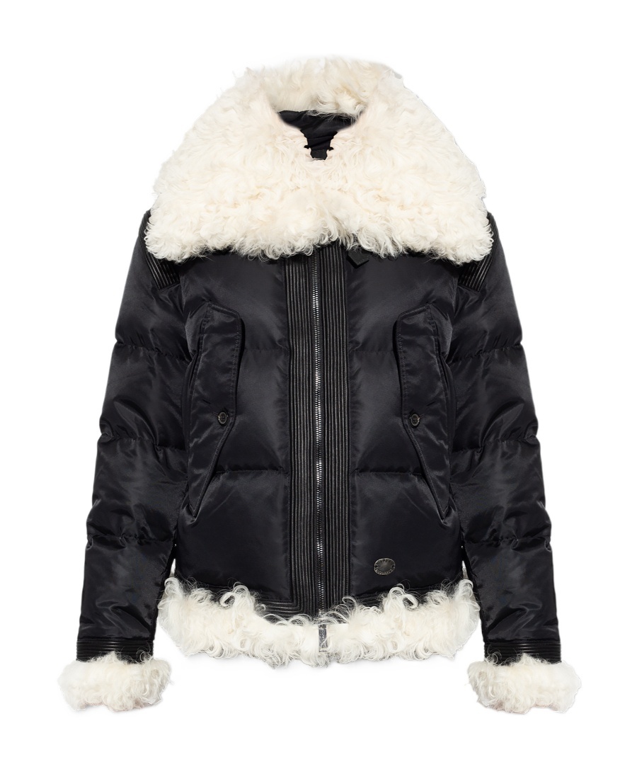 Dsquared2 Logo-plaque Padded Down Jacket In Black