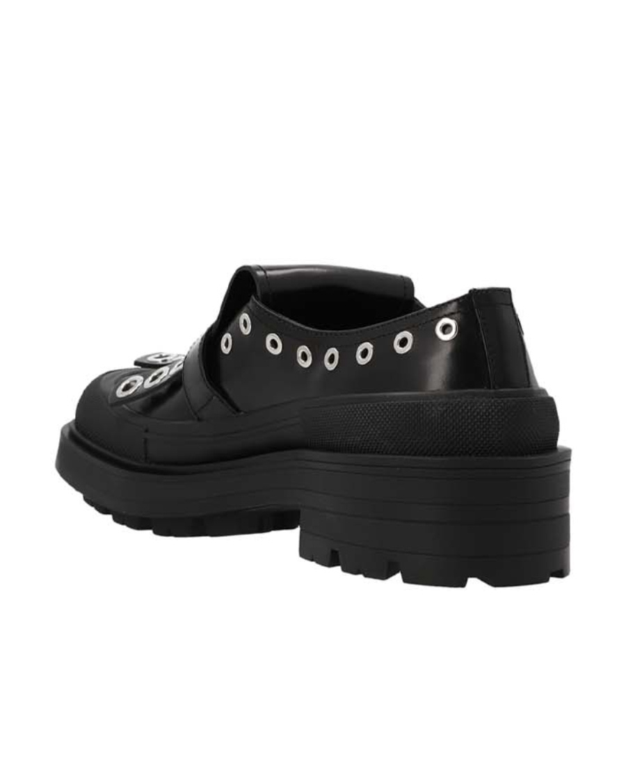 Alexander Mcqueen Studded Loafer In Black