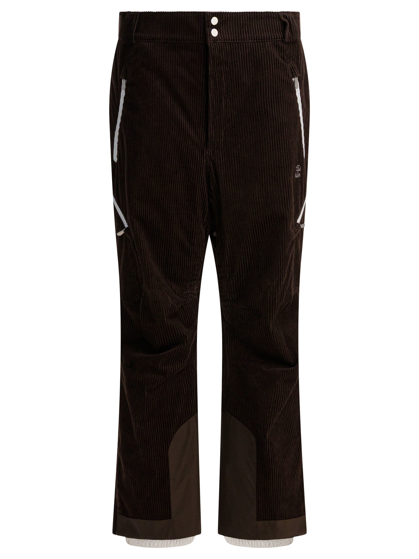 Brunello Cucinelli Corduroy Trousers Velvet Padding In Brown