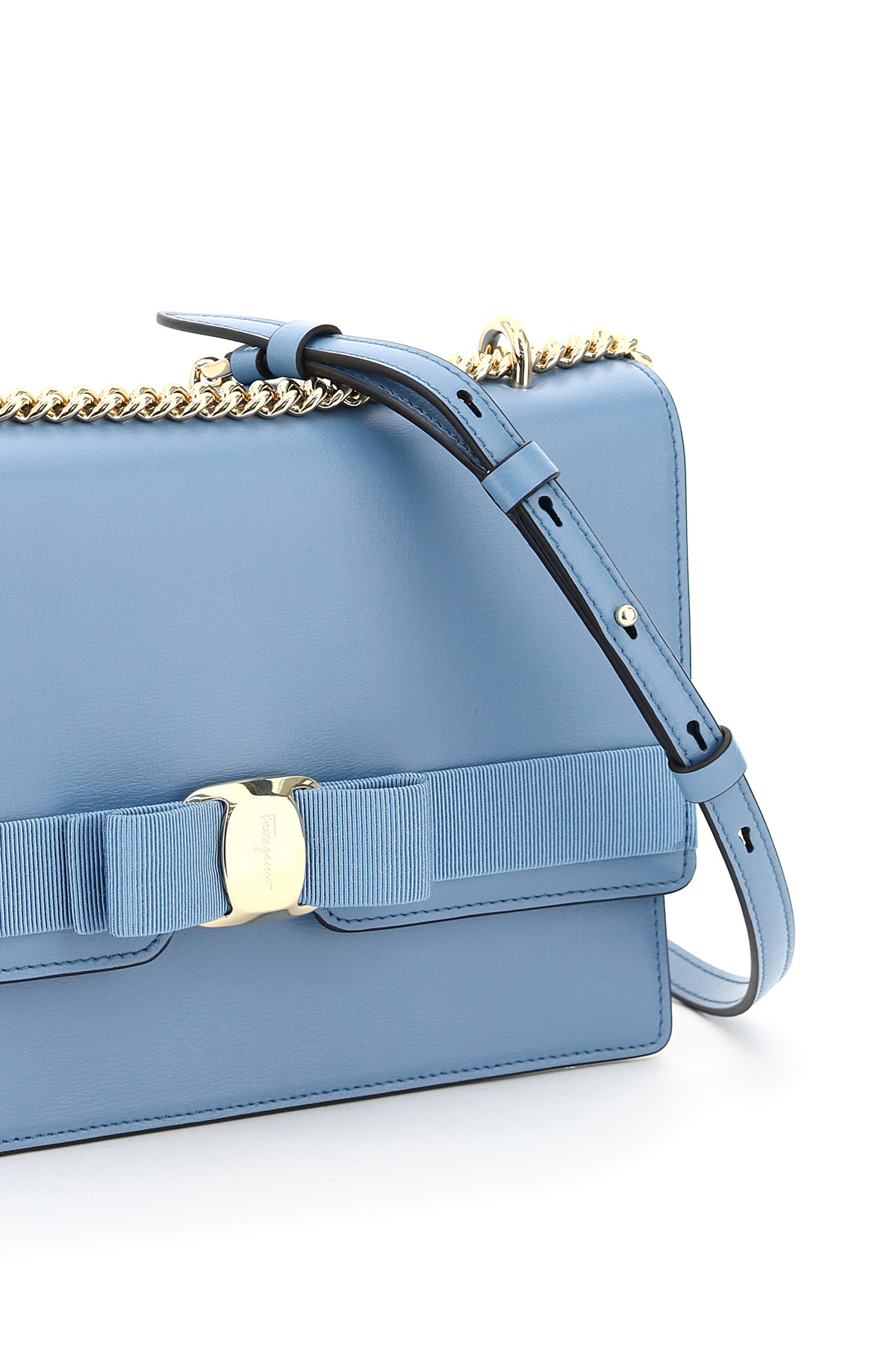 FERRAGAMO LOGO SHOULDER BAG