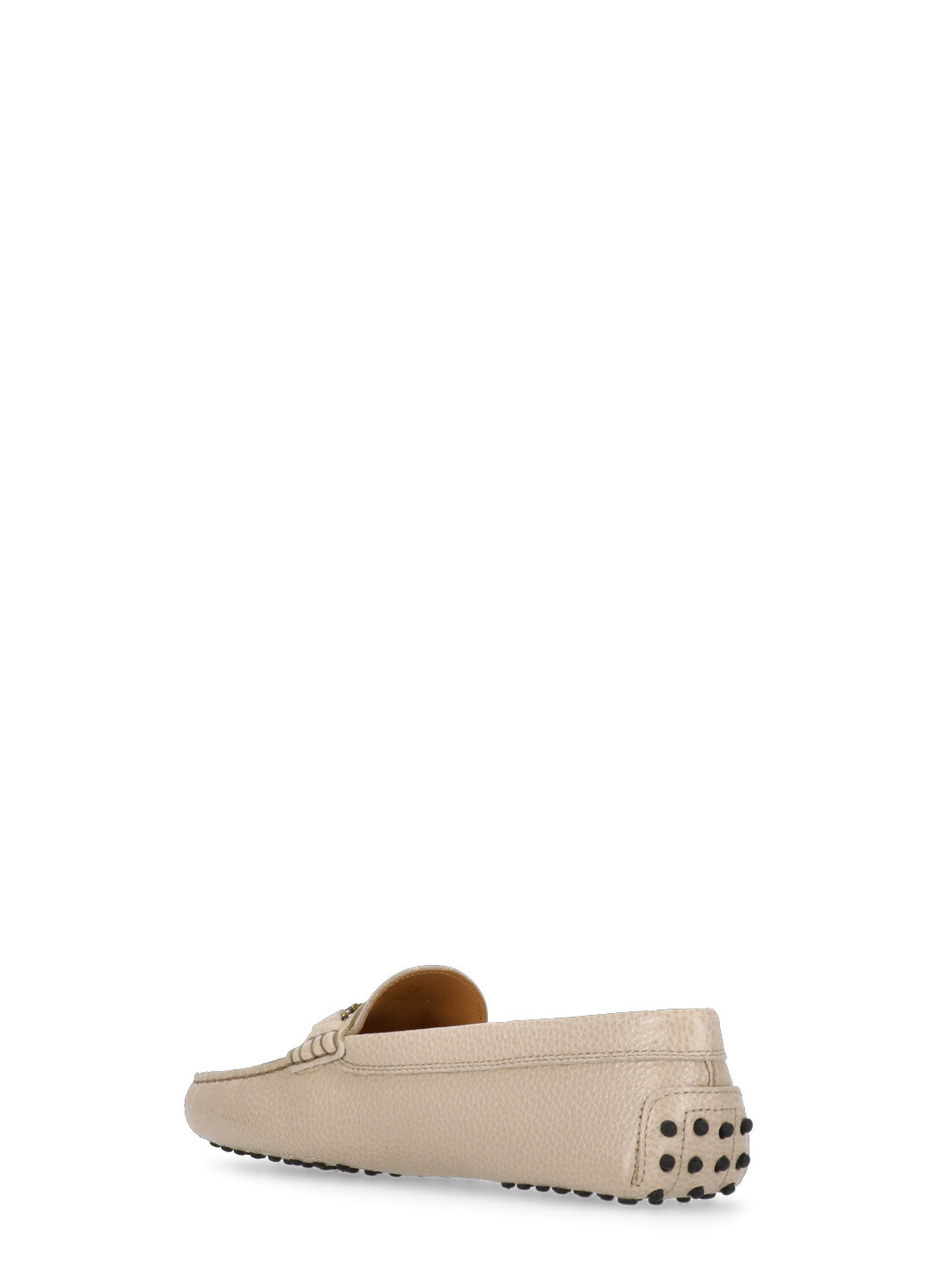 Shop Tod's Gommini T-ring Loafers In Nude