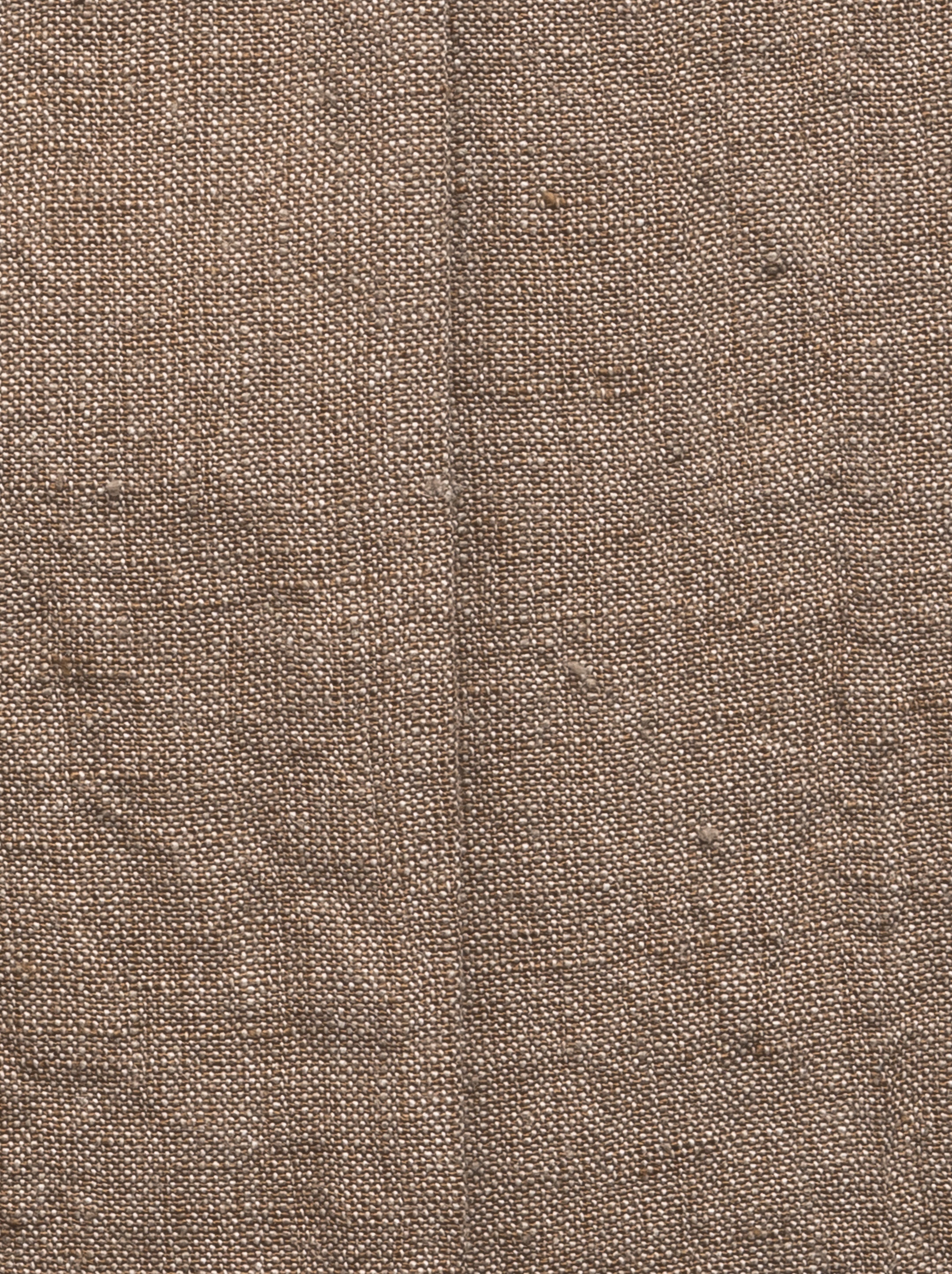 Brunello Cucinelli Monili-chain Tailored Trousers In Brown