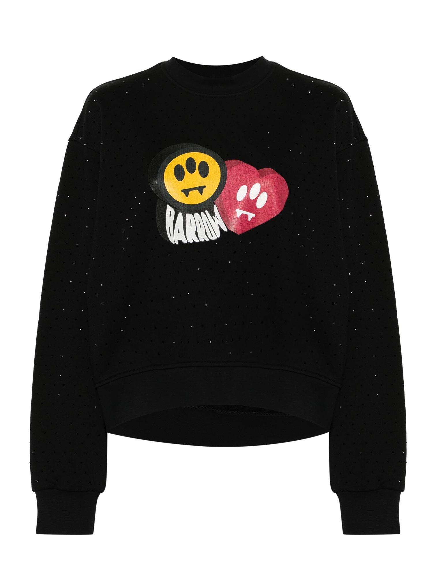 Barrow Logo-print Sweatshirt In Black