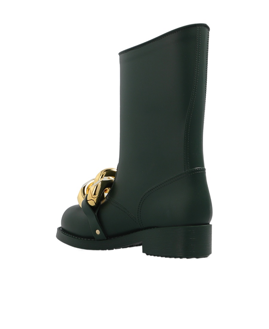 Jw Anderson Chain-link Detail Boots In Black