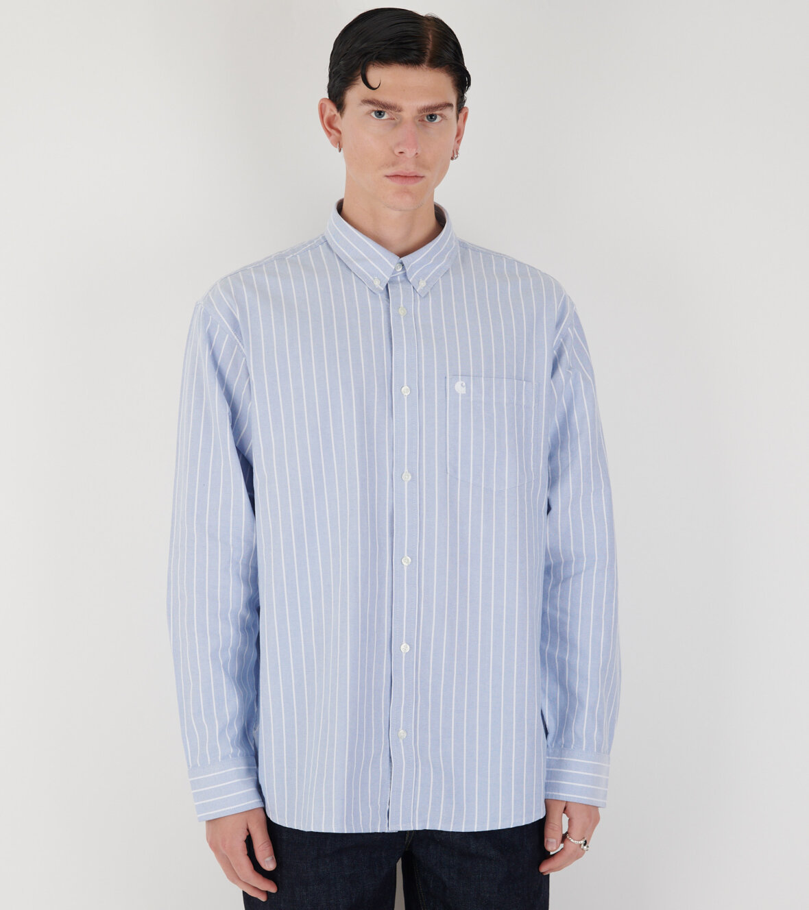 Carhartt Long Sleeve Shirt In Blue