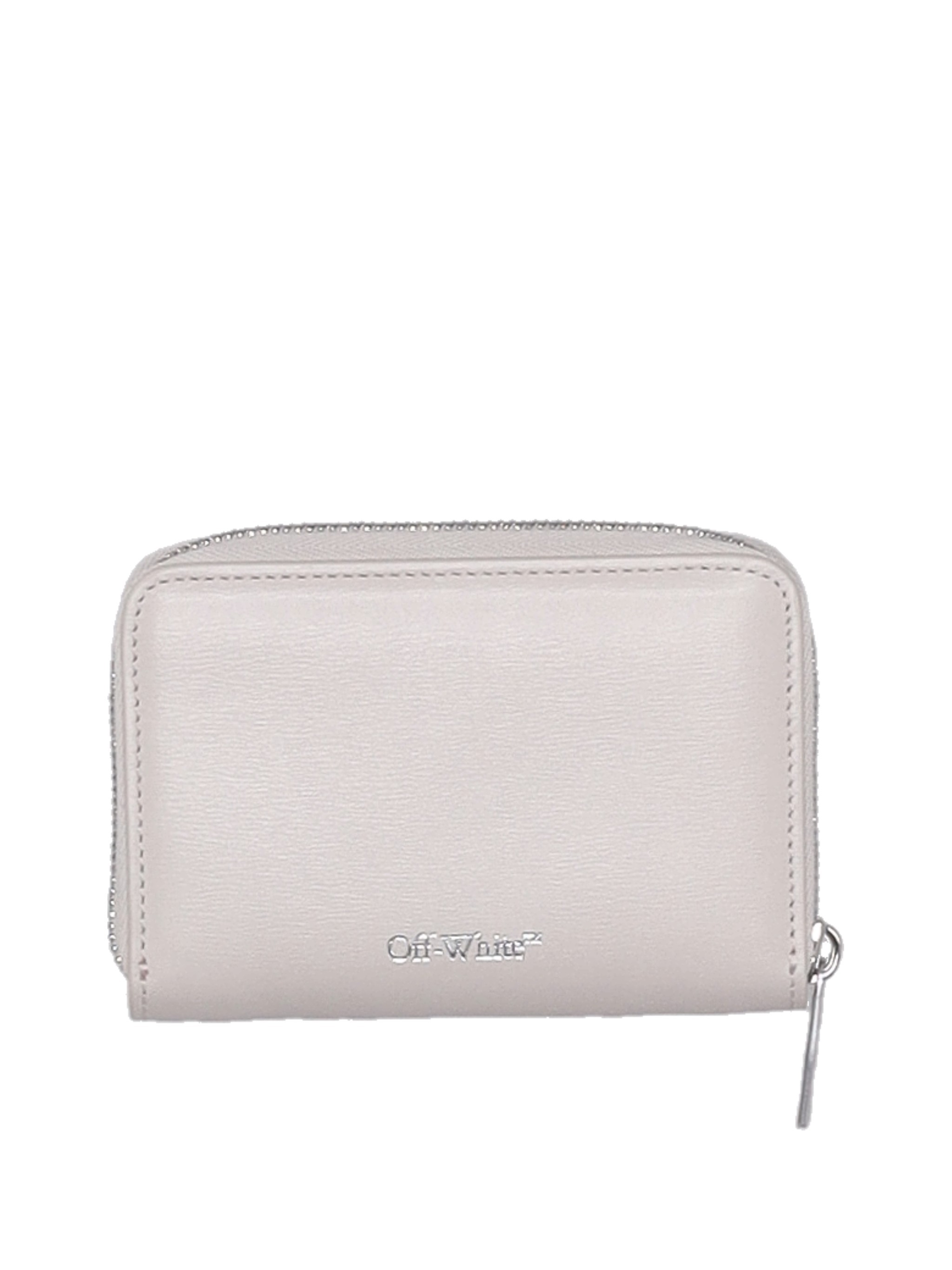 Off-white Jitney Zipped Wallet In White