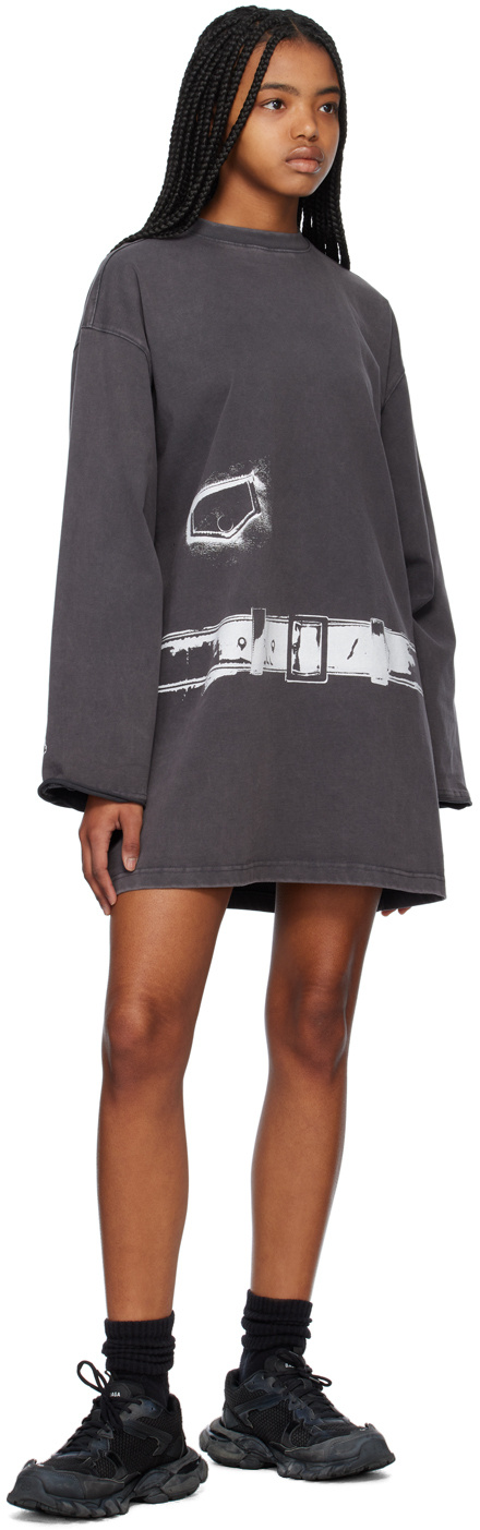 We11 Done Trompe L'oeil Dress In Black