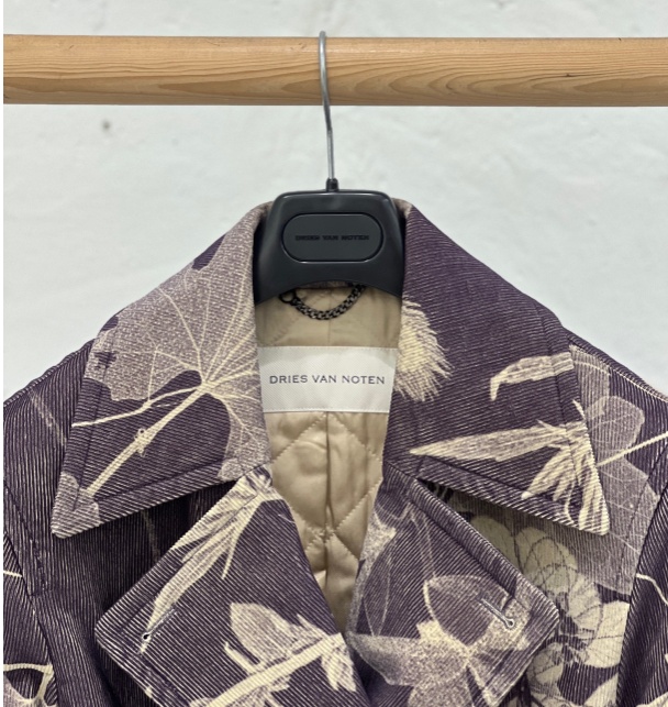 Dries Van Noten Long-sleeved Cotton Suit In Black