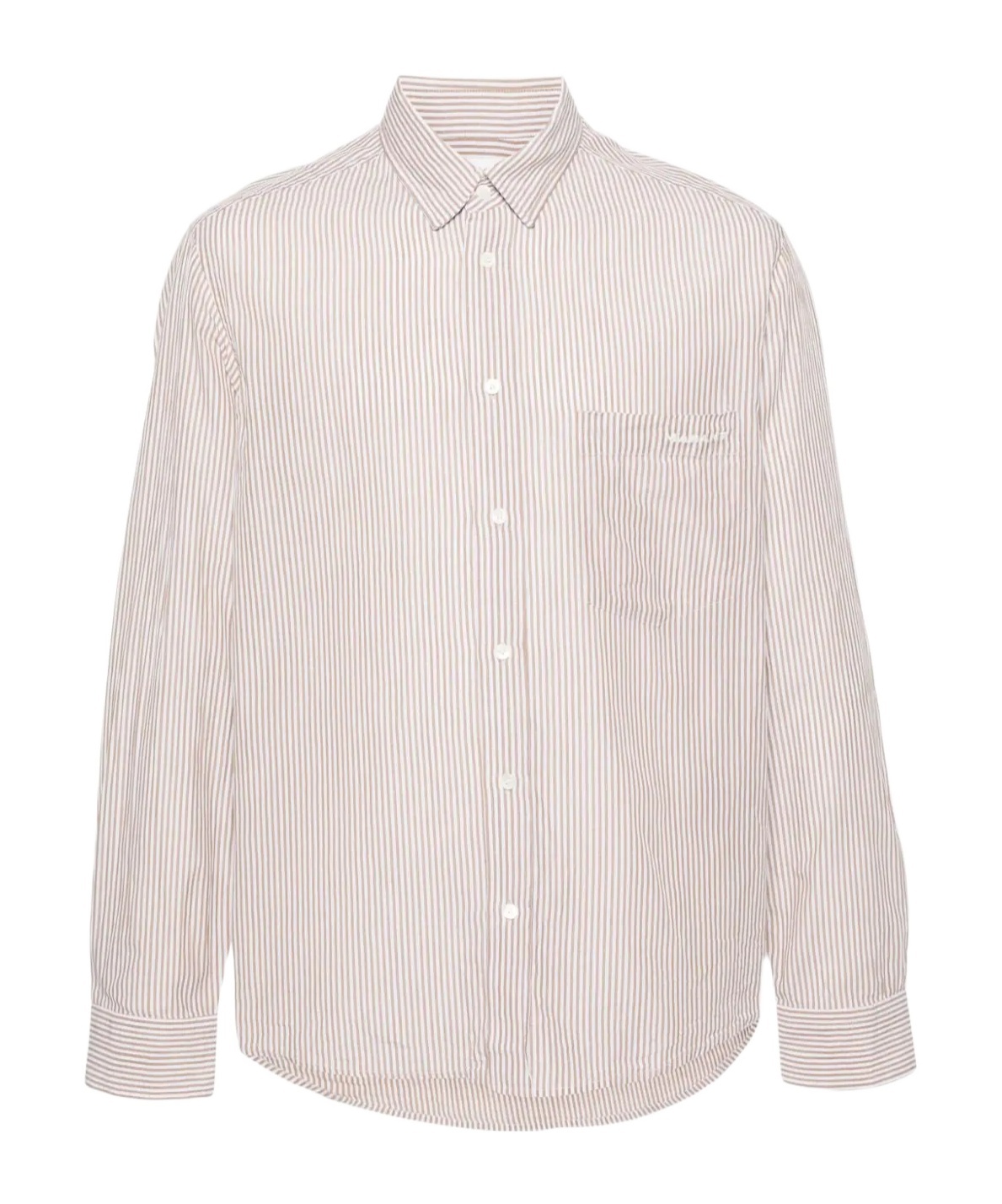 Isabel Marant Jasolo Striped Cotton Shirt In White