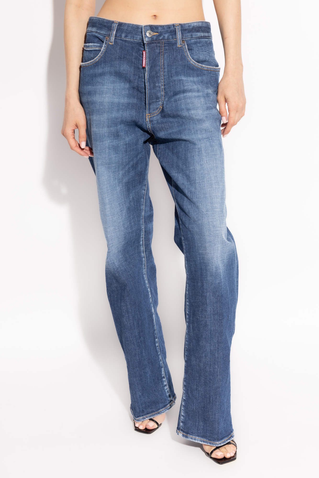 DSQUARED2 STRAIGHT-LEG JEANS