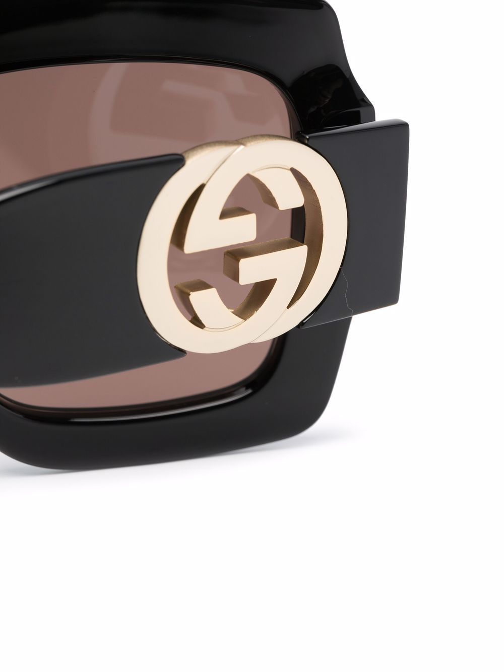 Gucci Square-frame Sunglasses In Black