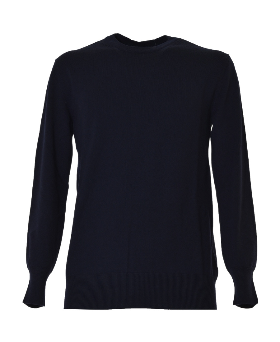 Shop Jil Sander Crewneck Knitted Jumper In Black