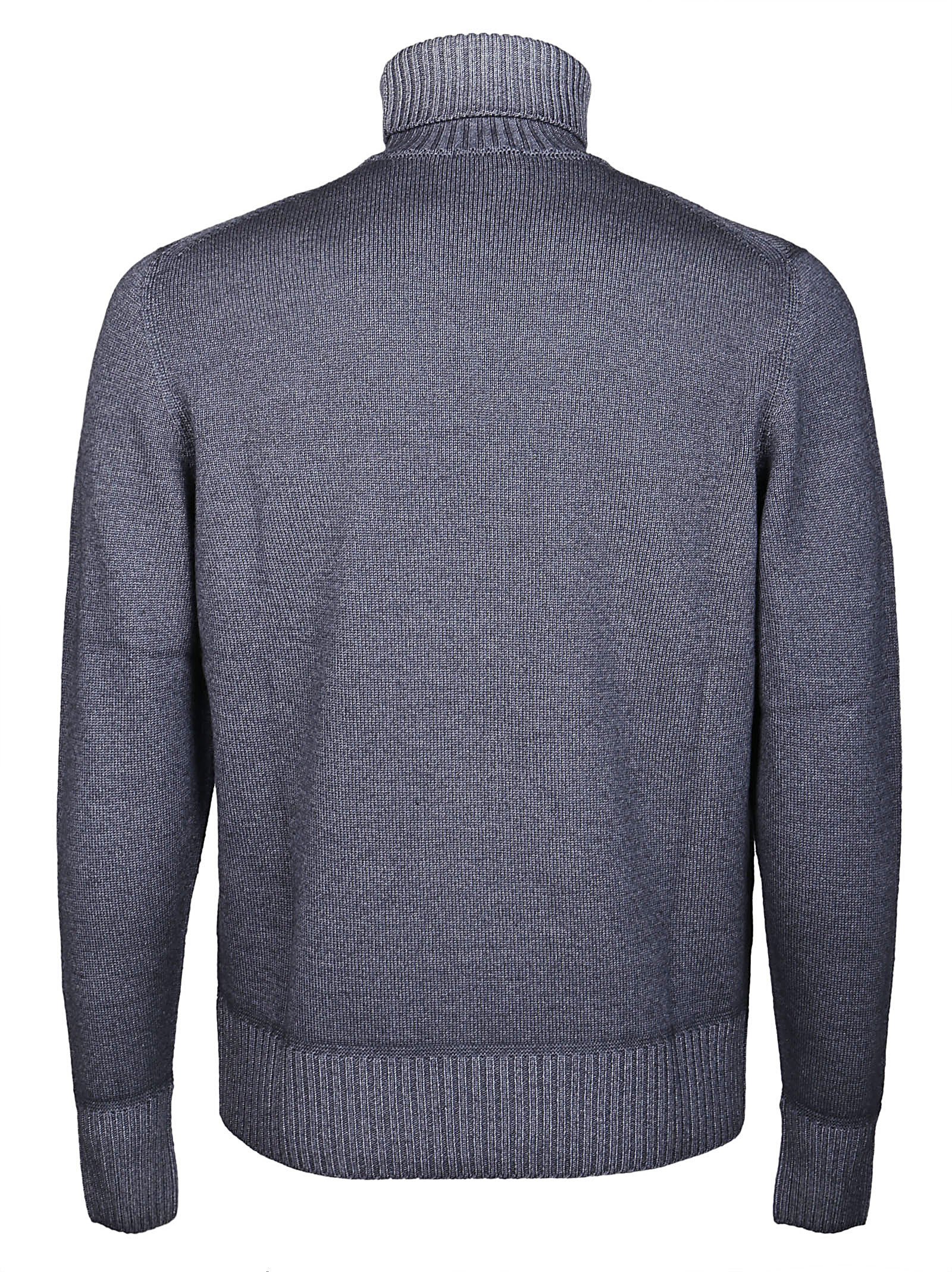 Drumohr Regular-fit Roll-neck Jumper In Gray