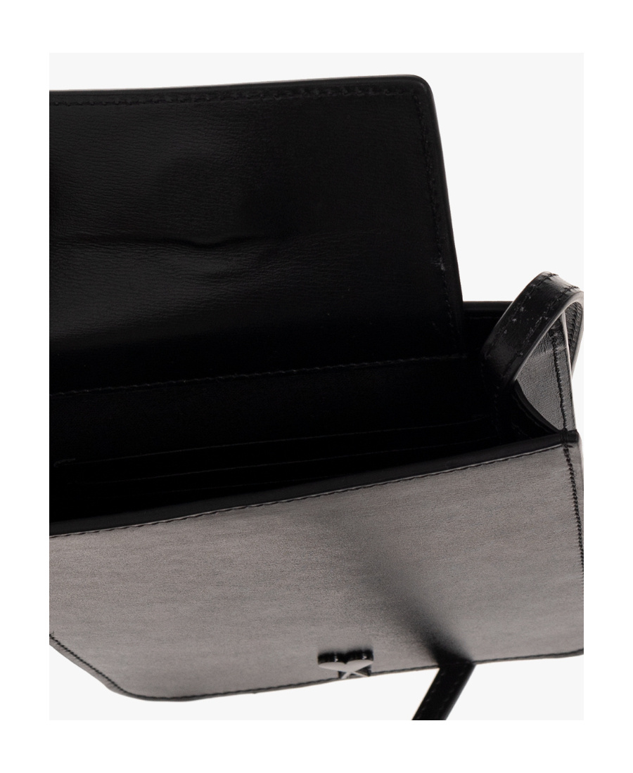 Ami Alexandre Mattiussi Logo Shoulder Bag In Black