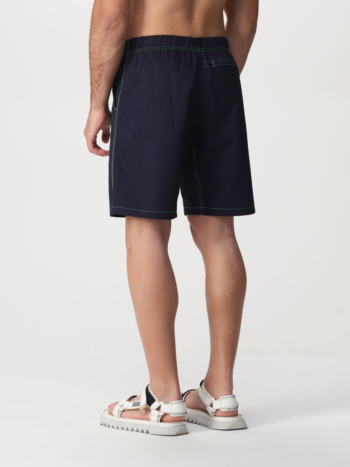 Msgm Logo-print Sports Shorts In Black