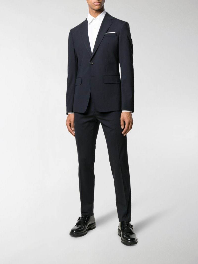 Dsquared2 Paris Fit Single Breasted Wool Suit In Black