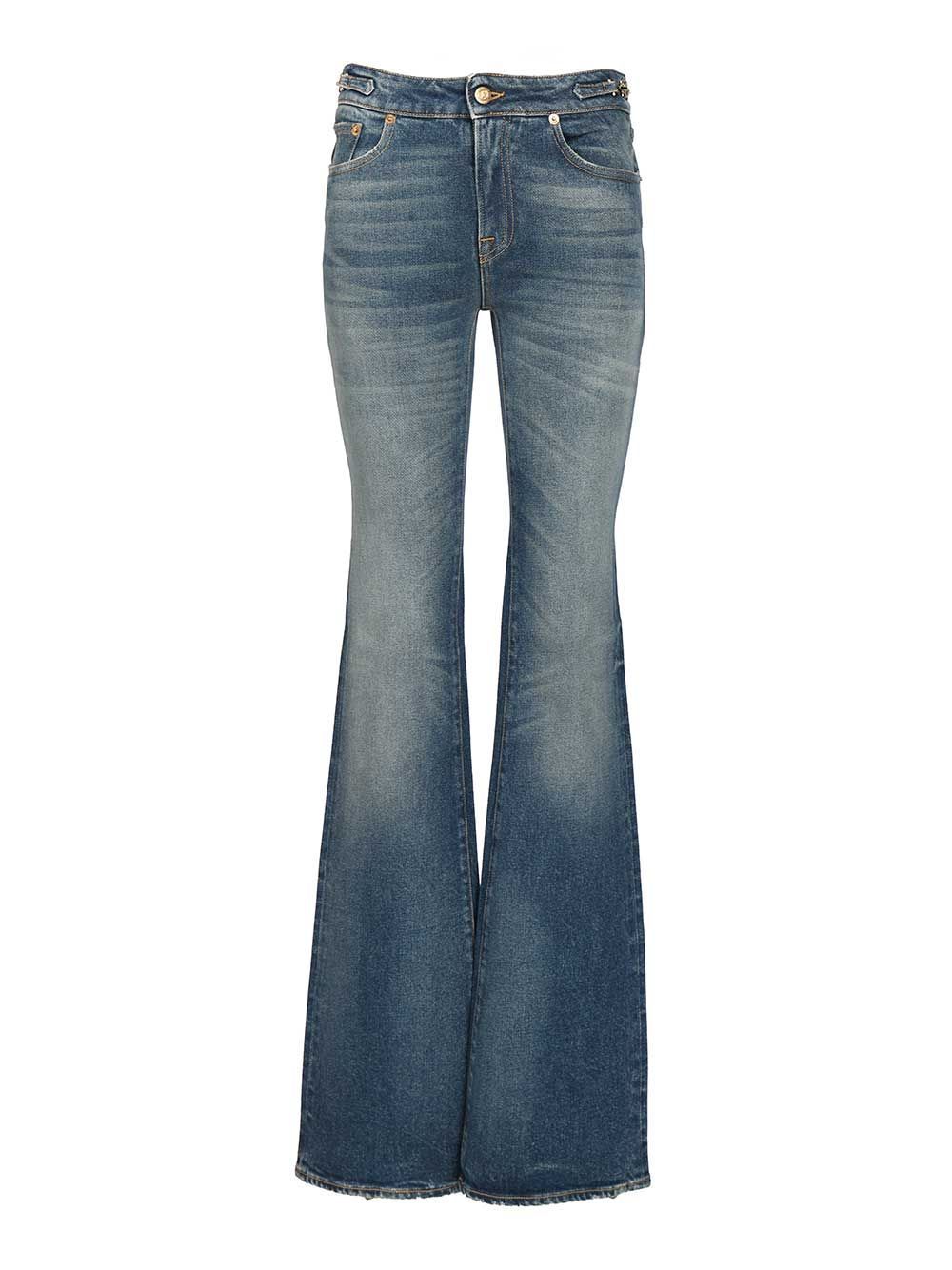 Golden Goose Deluxe Brand Bootcut Jeans In Blue